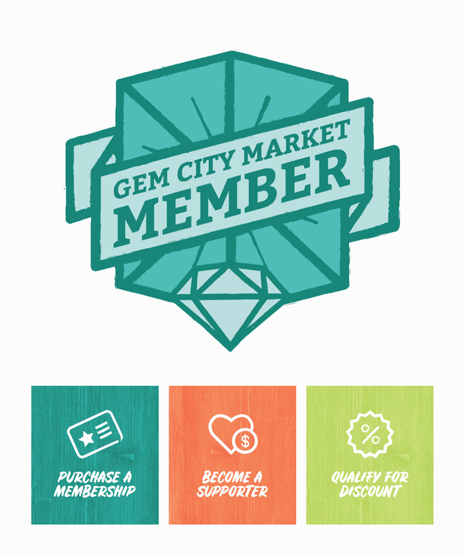 Gem City Market Website - Membership Badge